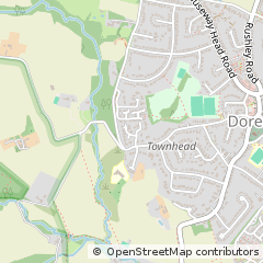 Map of Dore, South Yorkshire
