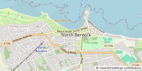Map of East Lothian