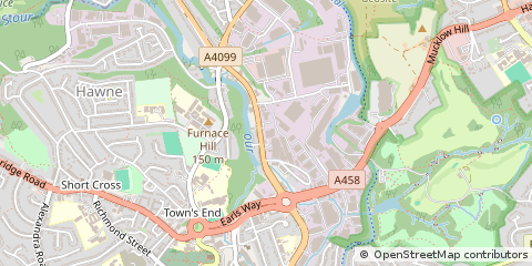 Map of Halesowen, West Midlands