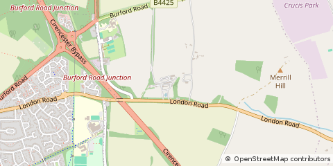 Map of Cirencester