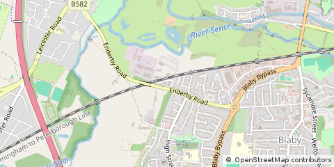 Map of Whetstone, Leicester
