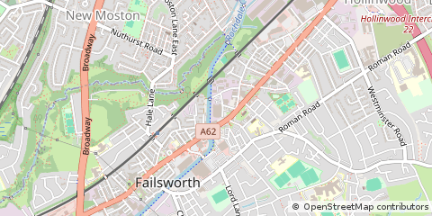 Map of Manchester
