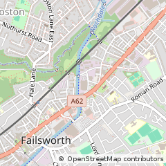 Map of Manchester