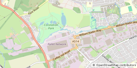 Map of Swadlincote