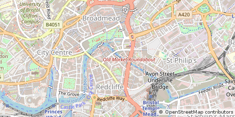 Map of Bristol