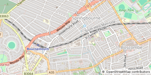 Map of Bournemouth