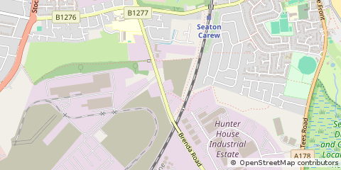 Map of Hartlepool, Cleveland