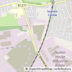 Map of Hartlepool, Cleveland