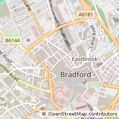 Map of West Yorkshire