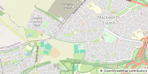 Map of Derby, Derbyshire