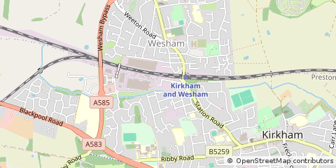 Map of Preston