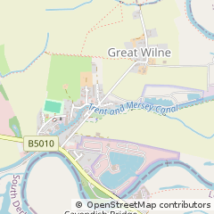 Map of Shardlow, South Derbyshire