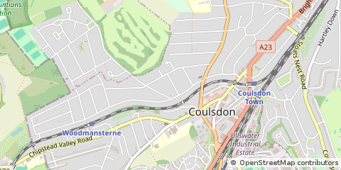 Map of Coulsdon