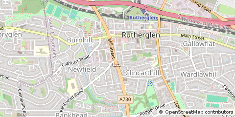 Map of Glasgow