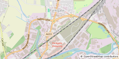 Map of Rotherham