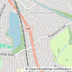 Map of Solihull
