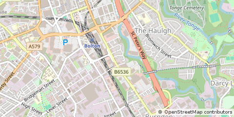 Map of Bolton