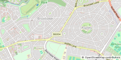 Map of Nottingham