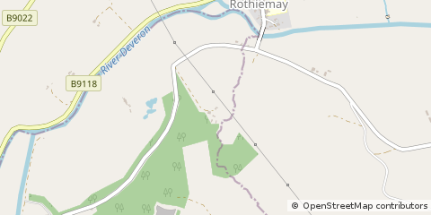Map of Huntly