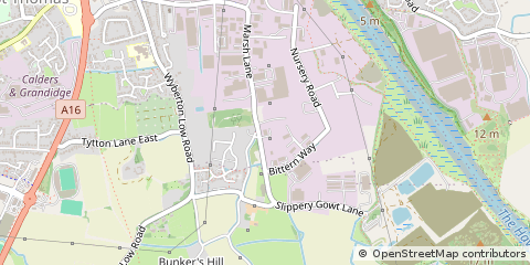 Map of Boston, Lincolnshire