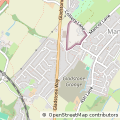 Map of Deeside, Flintshire