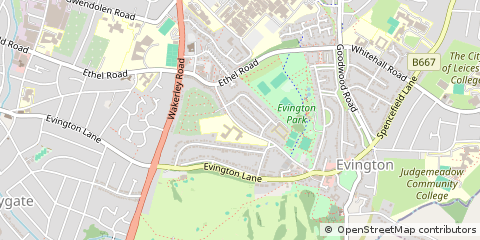 Map of Leicester