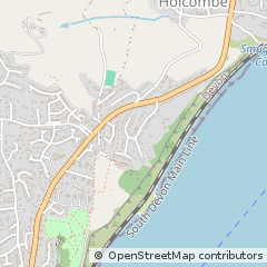 Map of Teignmouth, Devon