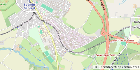 Map of Bodmin