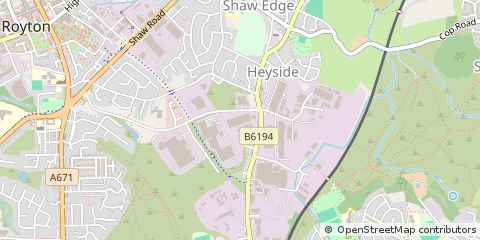Map of Oldham