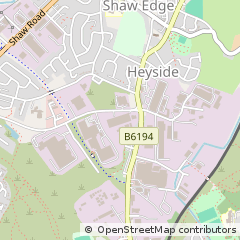 Map of Oldham