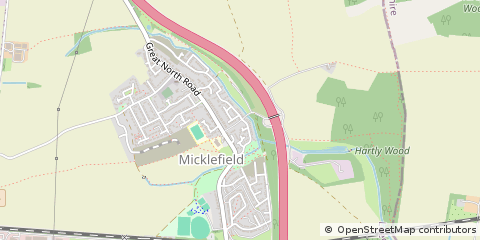 Map of Leeds, West Yorkshire