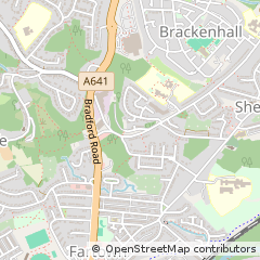 Map of Bradford Road, Huddersfield