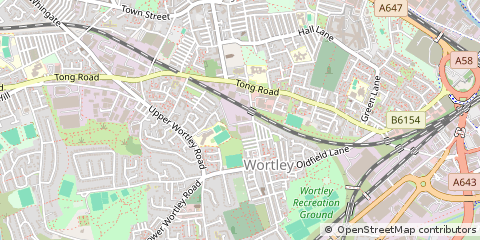 Map of Leeds