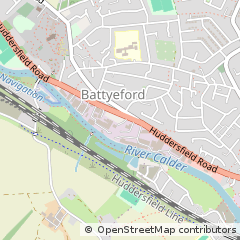 Map of Mirfield, West Yorkshire
