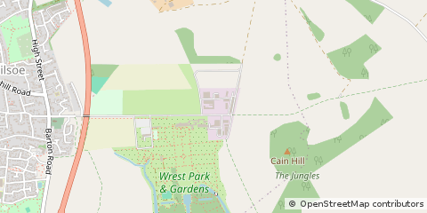 Map of Silsoe, Bedfordshire