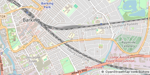 Map of Barking