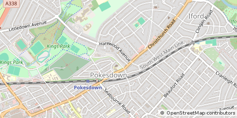Map of Bournemouth