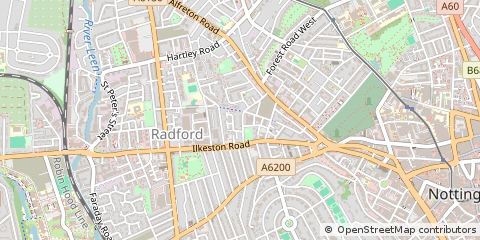 Map of Nottingham