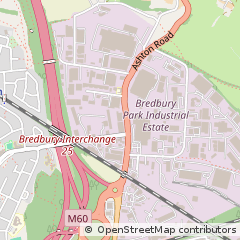 Map of Stockport, Cheshire