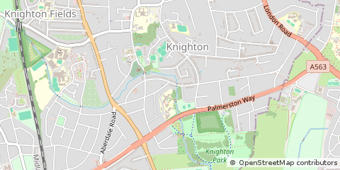 Map of Leicester