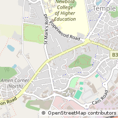 Map of Bracknell, Berkshire