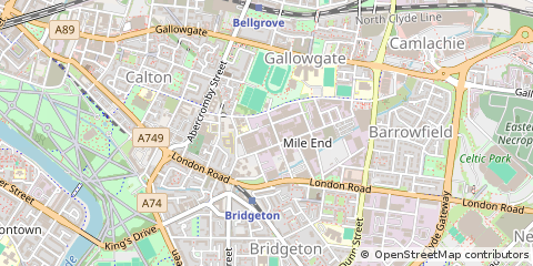 Map of Glasgow