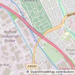 Map of Birmingham, West Midlands