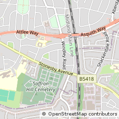 Map of Leicester, Leicestershire
