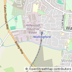 Map of Wallingford, Oxfordshire