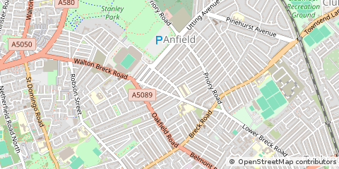 Map of Merseyside