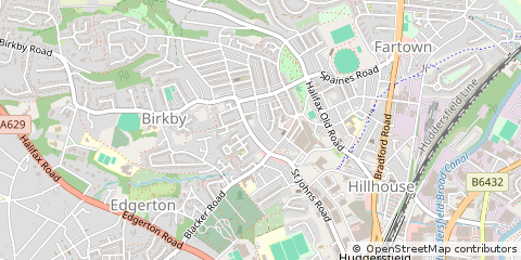 Map of Huddersfield