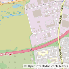 Map of Bathgate, West Lothian