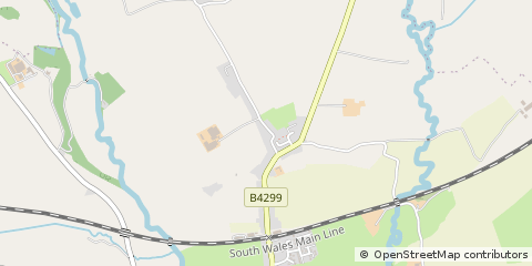 Map of Carmarthen