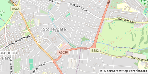Map of Leicester